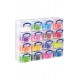 Really Useful Box Organiser, 16 x 0.14 Litre Storage Boxes in a Clear Plastic Organiser and Clear Boxes