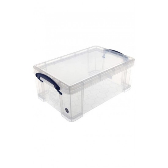 Really Useful Box 9 Litre Plastic Storage Box Clear