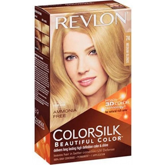 Revlon Colorsilk Beautiful Color - 74 Medium Blonde