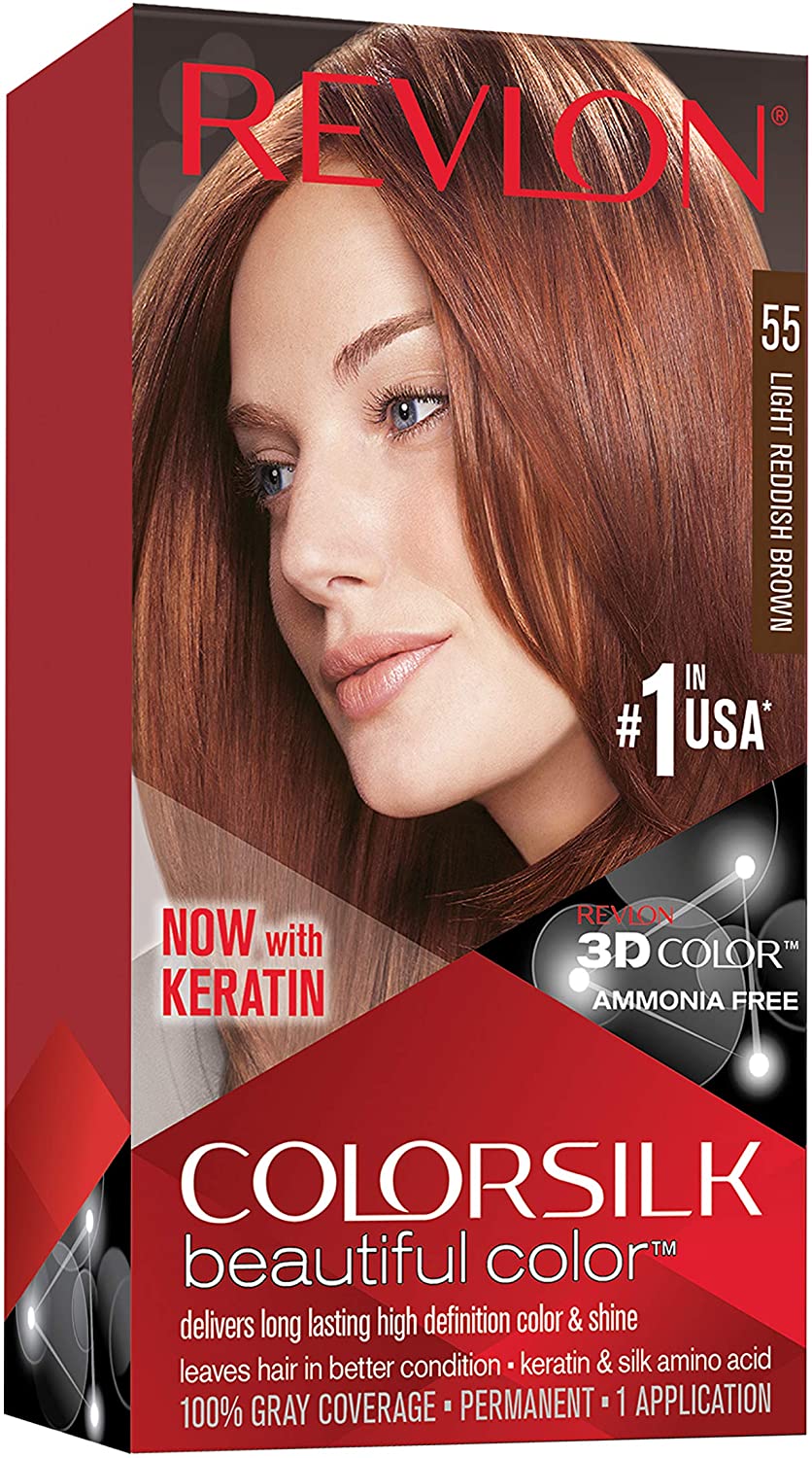 Revlon ColorSilk Hair Colour [55] Light Reddish Brown