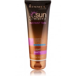 Rimmel Sunshimmer Water Resistant Instant Tan Wash Off Matte - Light