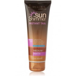 Rimmel Sunshimmer Water Resistant Instant Tan Wash Off Matte - Medium