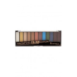  Rimmel Magnif'eyes 12 Pan Eyeshadow Palette -Bold Edition, 14.2 g