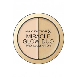 Max Factor Miracle Glow Duo Pro Illuminator, Creamy Highlighter - 10 Light