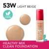 Bourjois Healthy Mix Clean Foundation 53 Light Beige 30ml