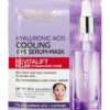 L'Oreal Paris Revitalift Filler Hyaluronic Acid and Caffeine Plumping and Brightening Eye Sheet Mask