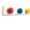 LEGO Wall Hanger - Hooks Wall Mounted Decorative Home Accessories for Kids & Adults - Cute Room Decor Space-Saving Hooks Wall Hangers Red, Blue,Yellow