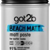 Got2b Beach Matt, Medium Hold, No Stickiness, Matt Texture Hair Paste, 100ml