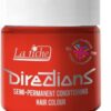 La Riche Directions Semi-Permanent Hair Color 88ml Tub - Neon Red