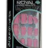 Royal 24 Vintage Rose Nail Tips with 3g Glue